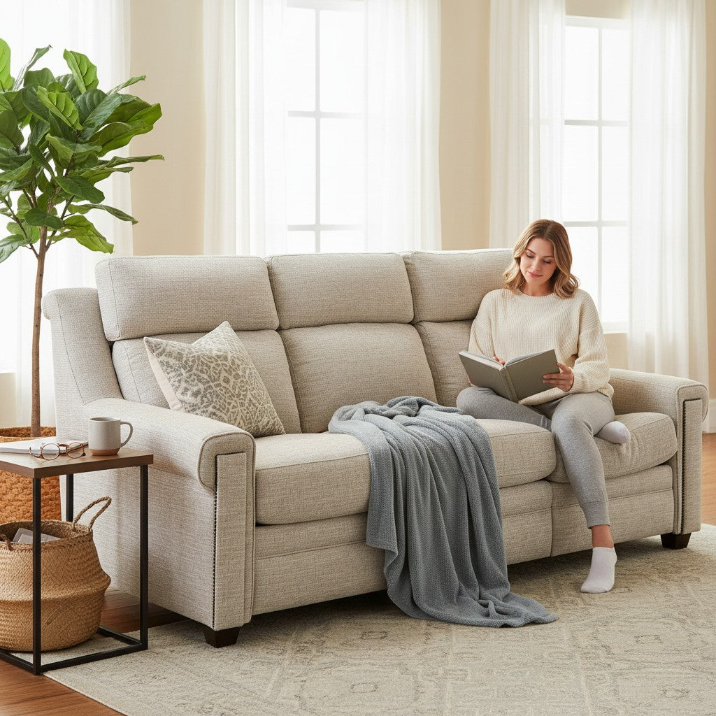 Luxury Power Motion Leather Sofa