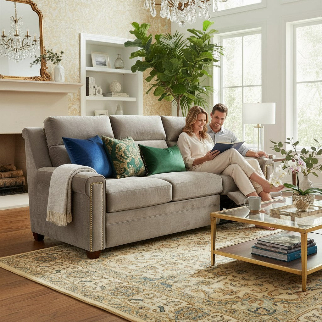 Luxury Power Motion Leather Sofa