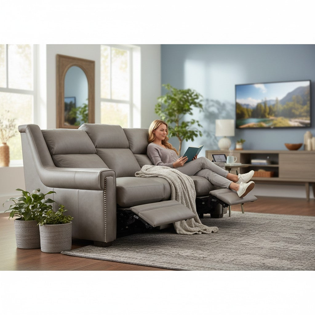 Luxury Power Motion Leather Sofa