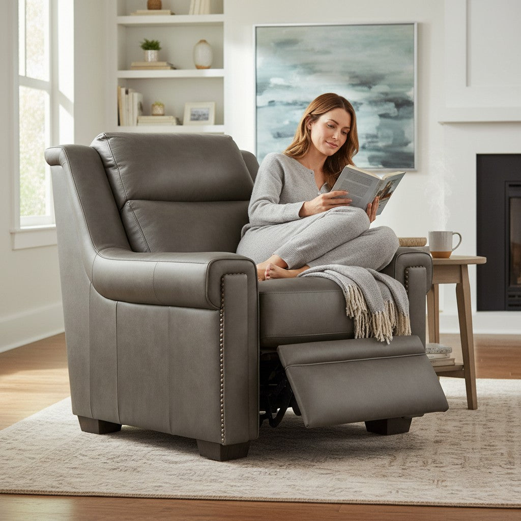 Luxury Power Motion Leather Sofa