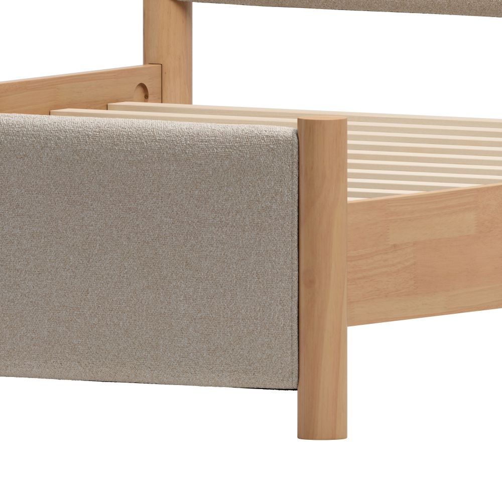 Textured Fabric Bed