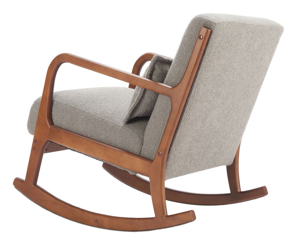 Textured Fabric Rocking Chair