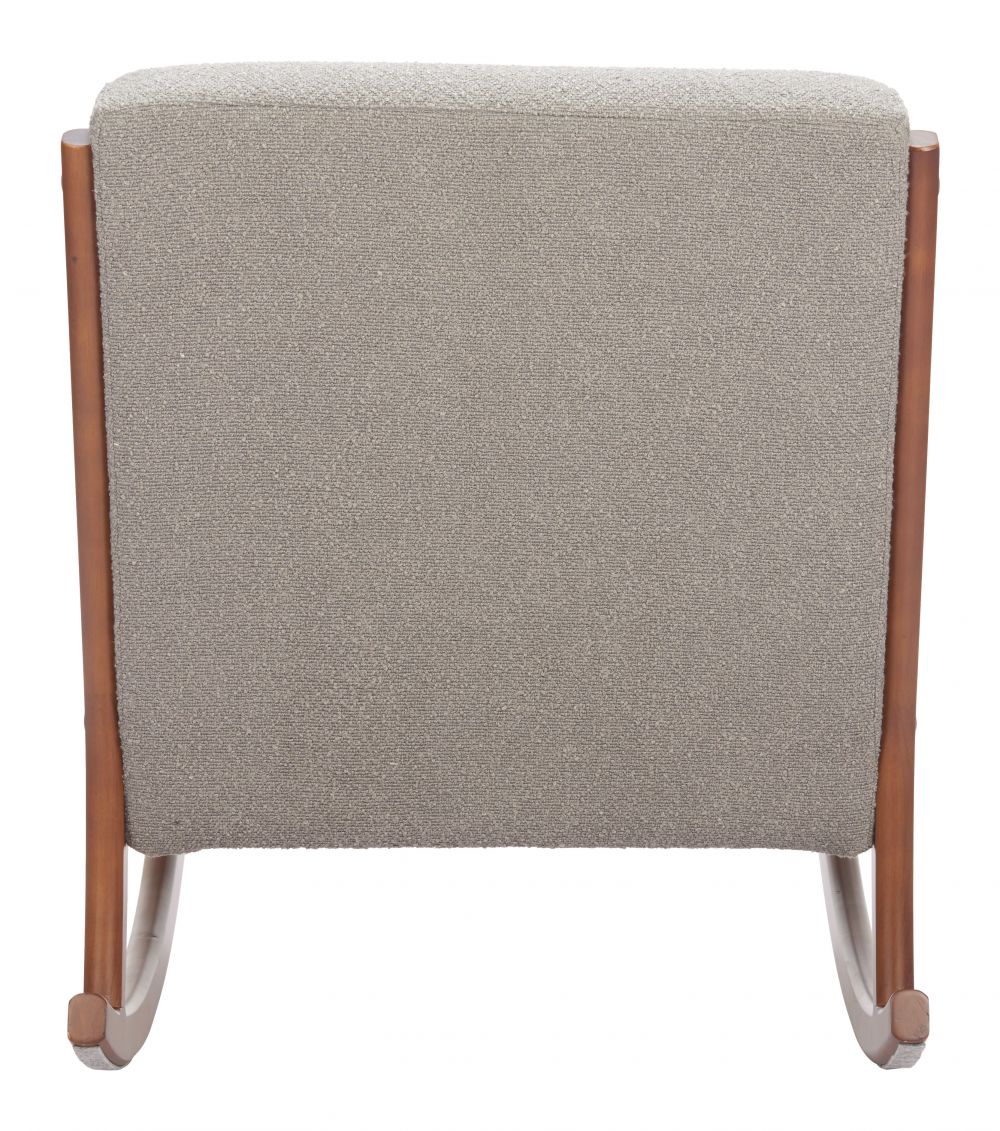 Textured Fabric Rocking Chair