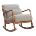 Textured Fabric Rocking Chair