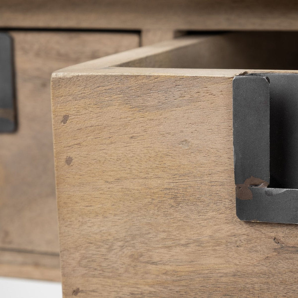 Four Drawers Wooden Console Table