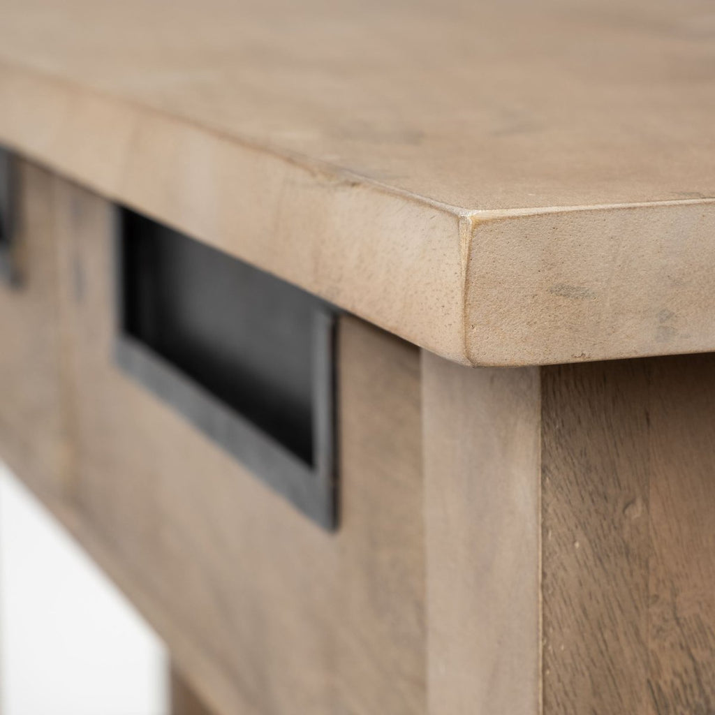 Four Drawers Wooden Console Table