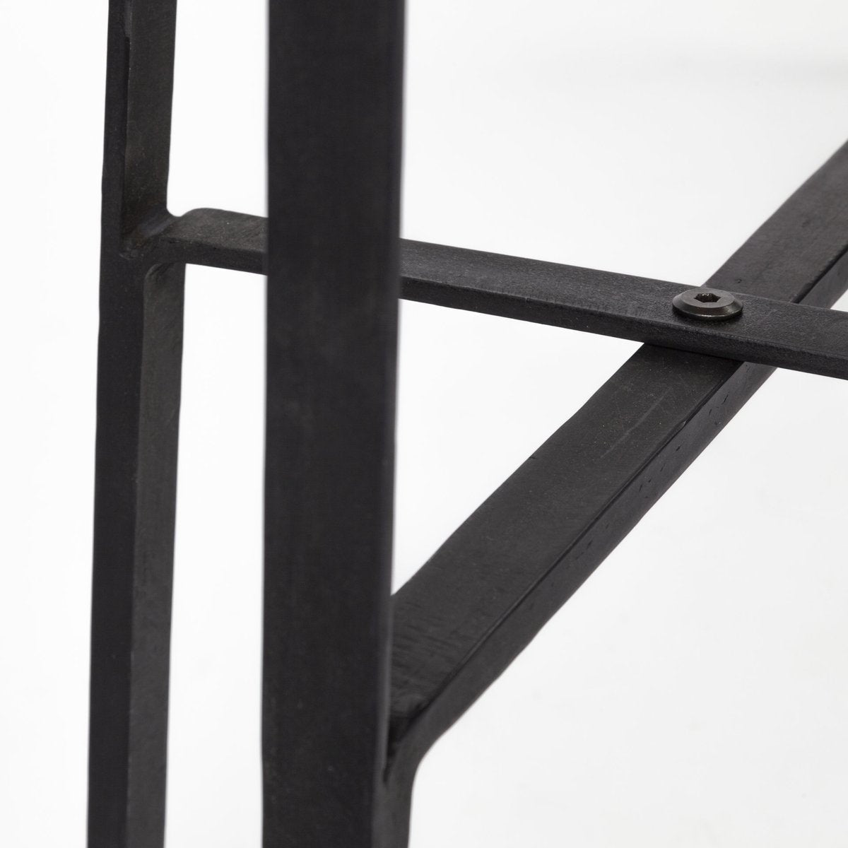 Wood Top Rectangular Console Table