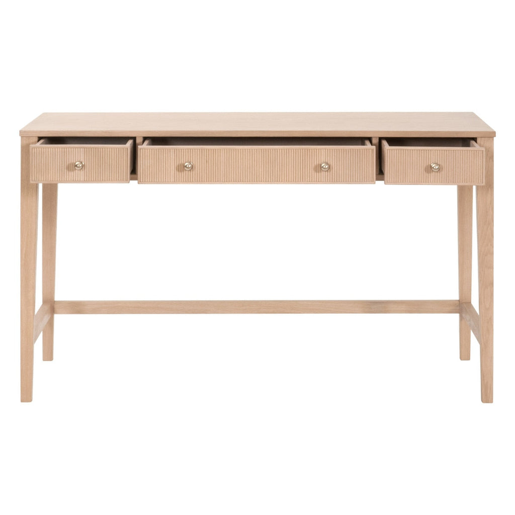 Three Drawers Wood Desk