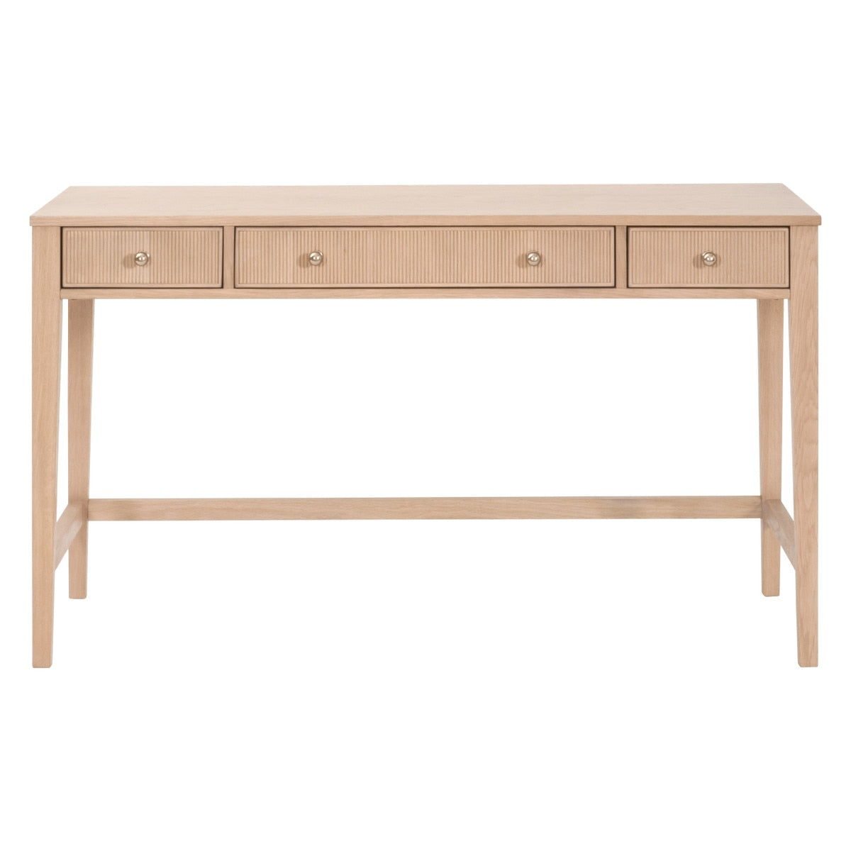 Three Drawers Wood Desk