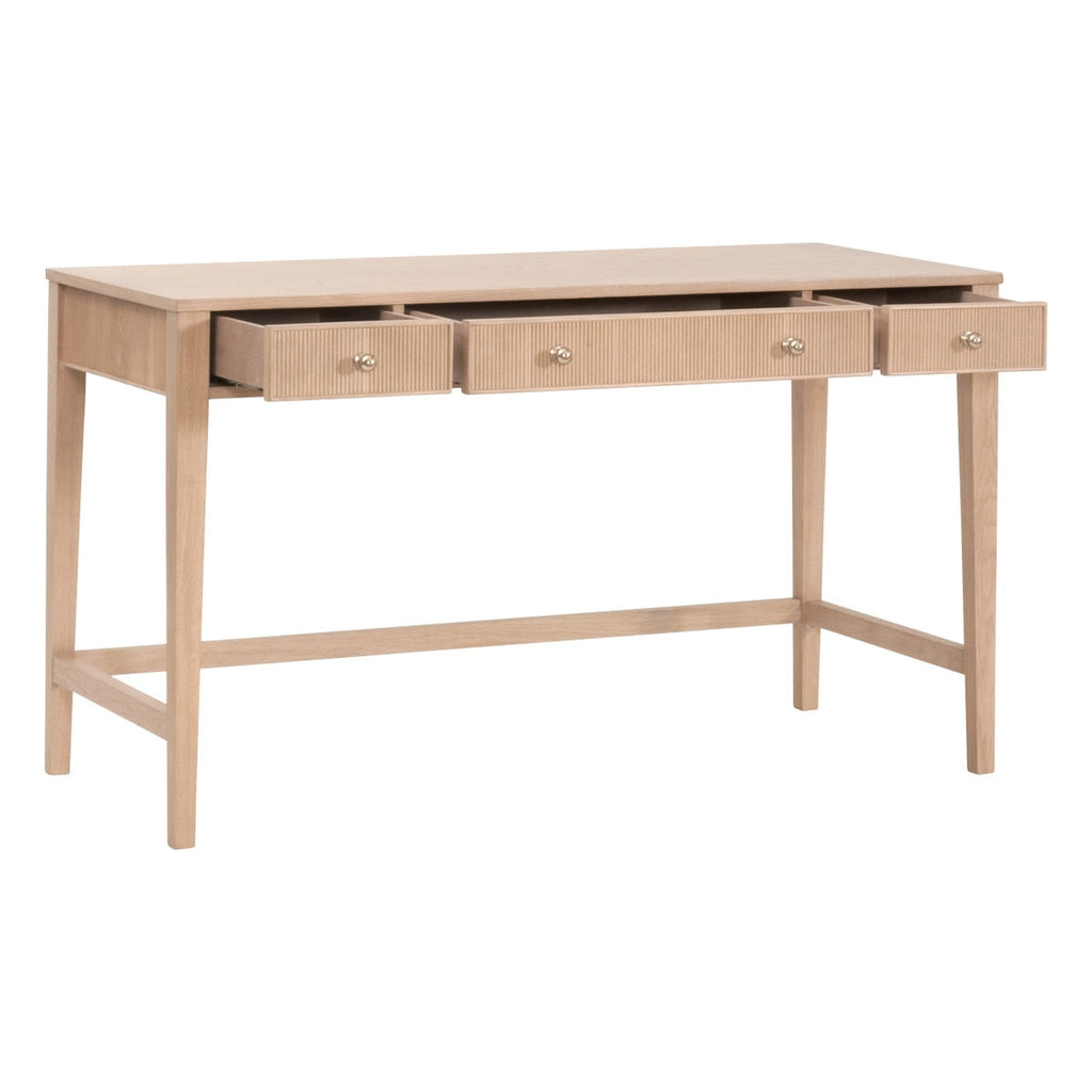Three Drawers Wood Desk