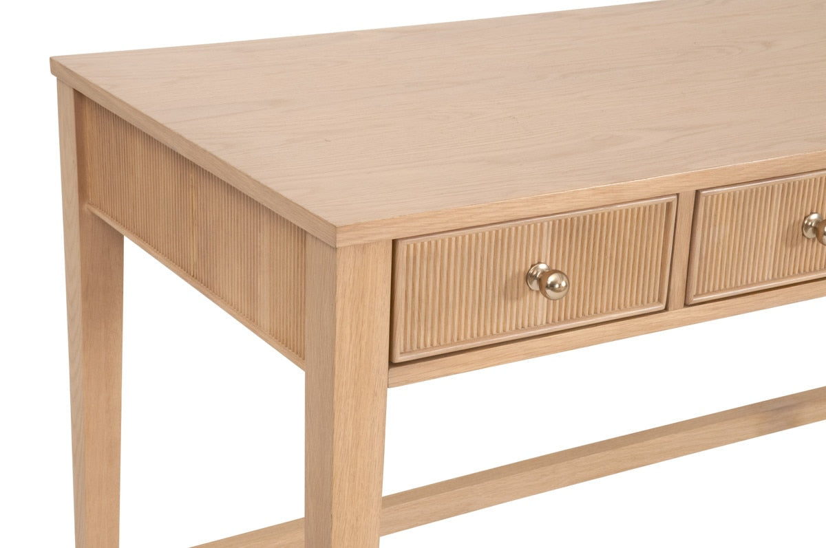 Three Drawers Wood Desk