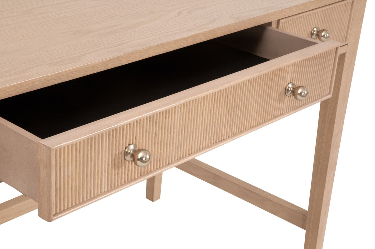 Three Drawers Wood Desk