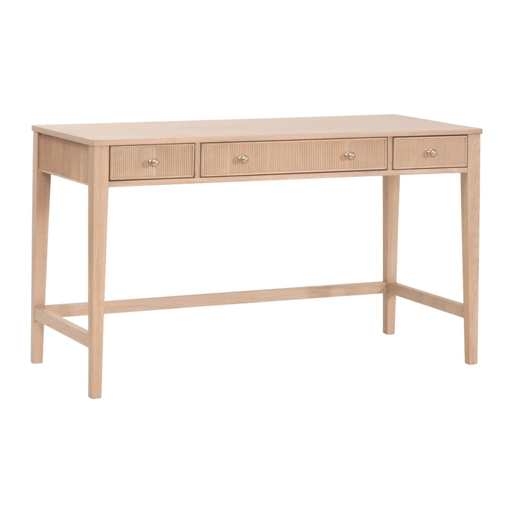 Three Drawers Wood Desk
