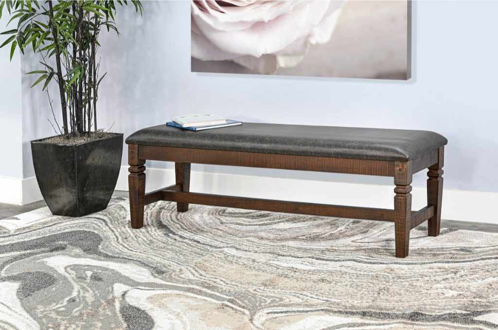 Leather Bedroom Bench