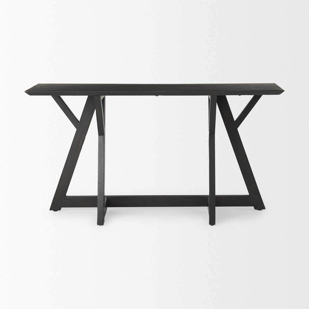 Wooden Rectangular Console Table