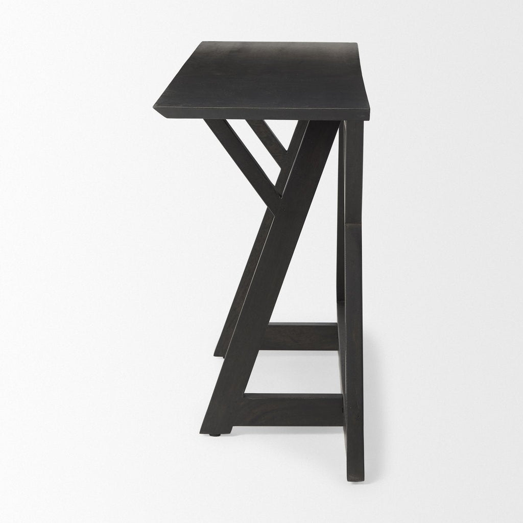 Wooden Rectangular Console Table