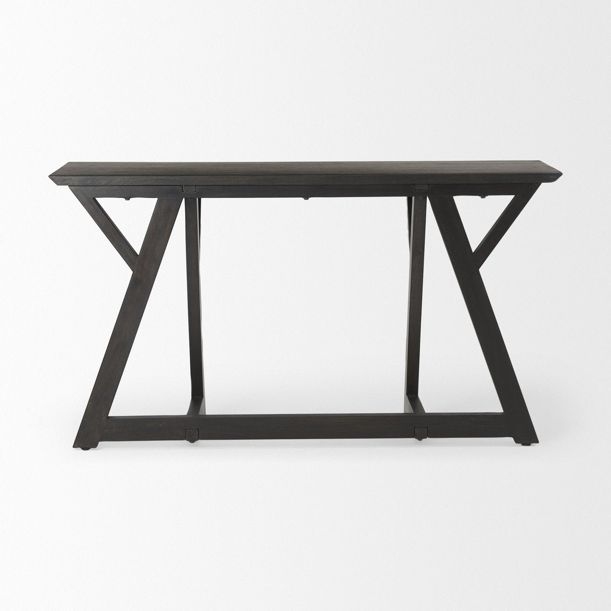 Wooden Rectangular Console Table