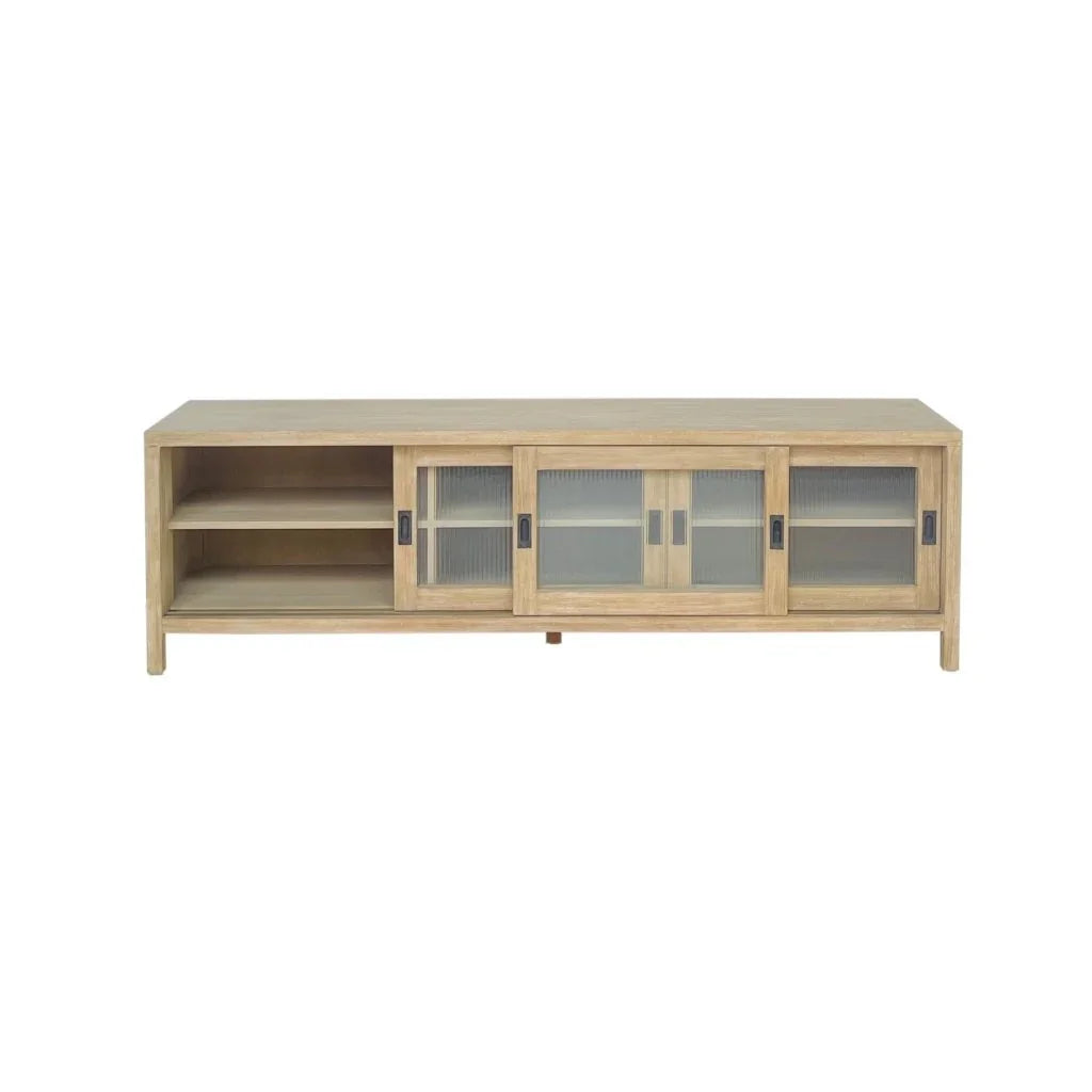 Sustainable Wooden Media Cabinet