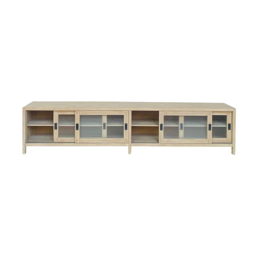 Sustainable Wooden Media Cabinet