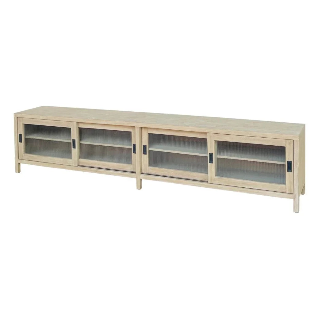 Sustainable Wooden Media Cabinet