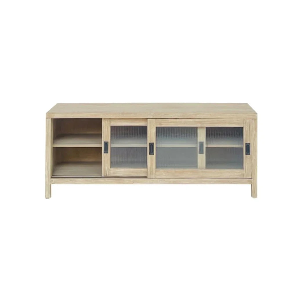 Sustainable Wooden Media Cabinet