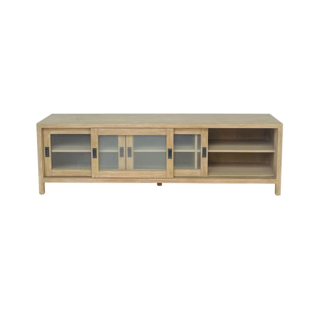 Sustainable Wooden Media Cabinet