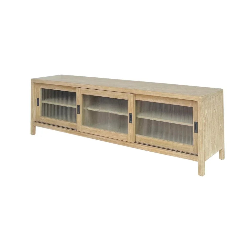 Sustainable Wooden Media Cabinet