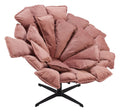 Pink Velvet Accent Chair
