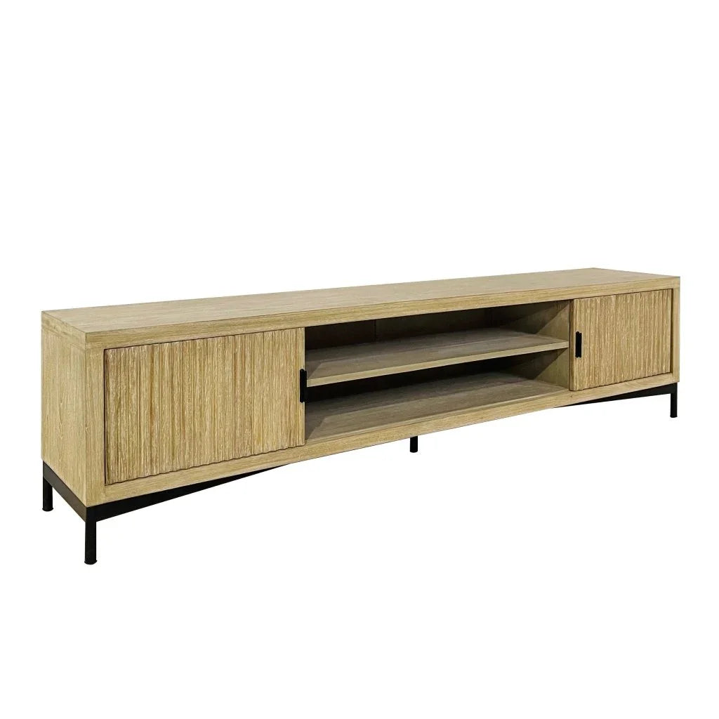 Sustainable Wooden Media Cabinet
