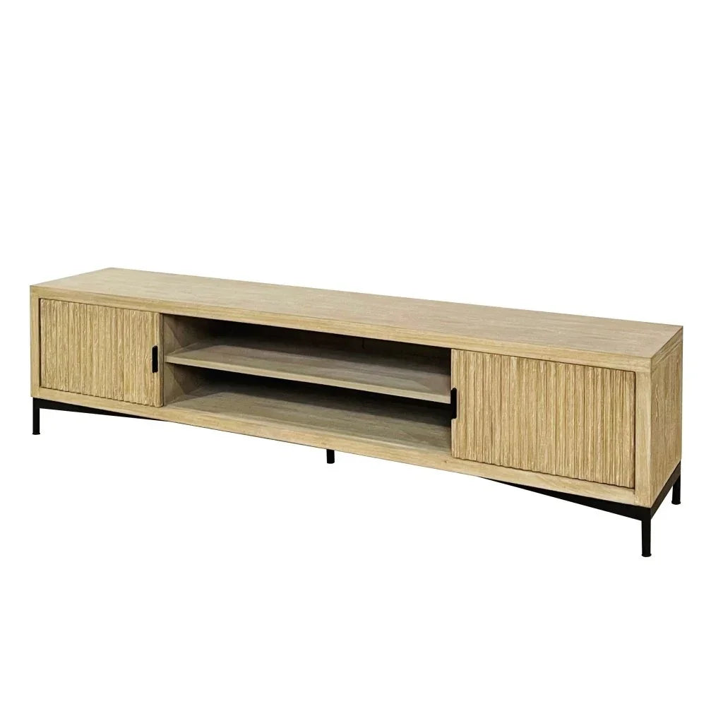 Sustainable Wooden Media Cabinet