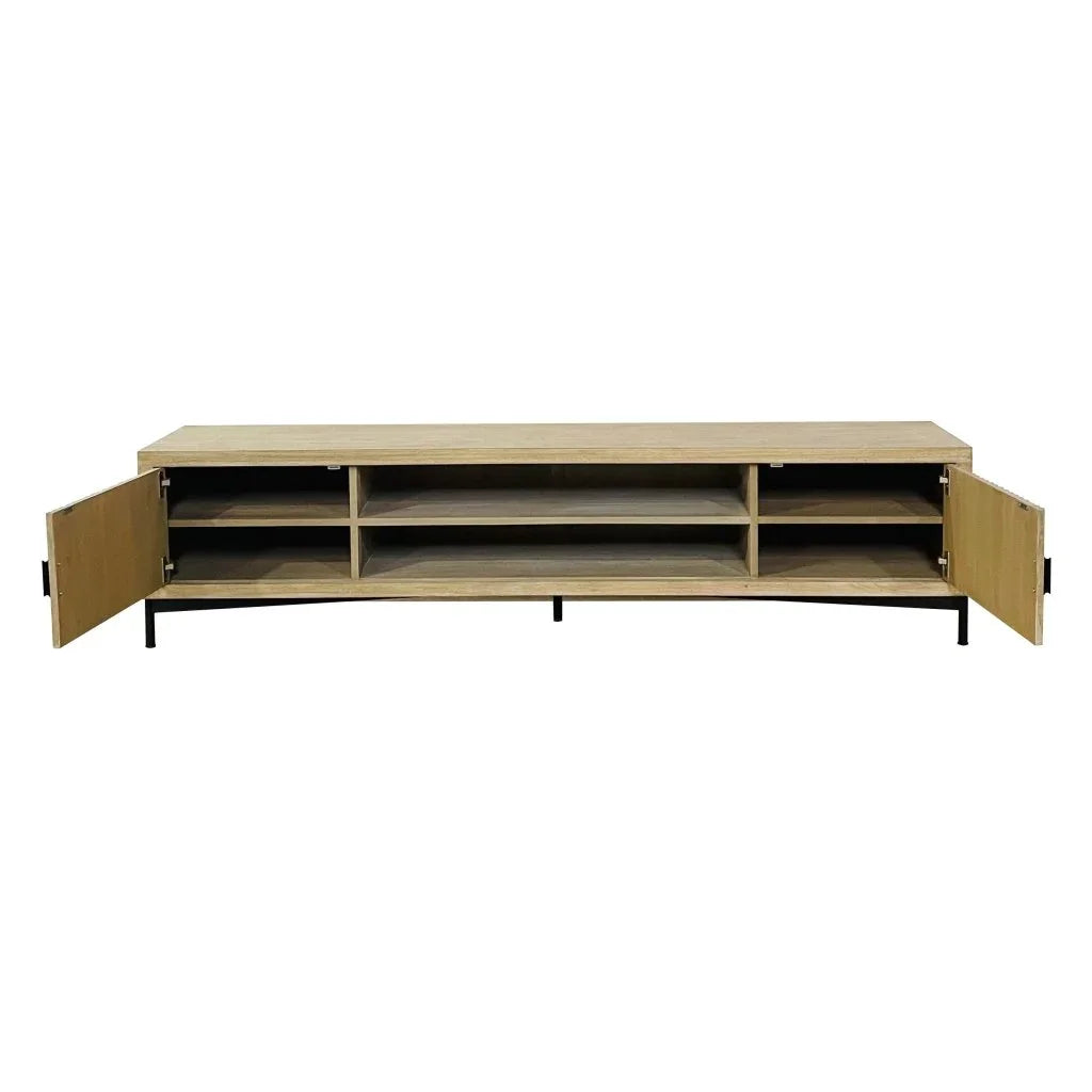 Sustainable Wooden Media Cabinet