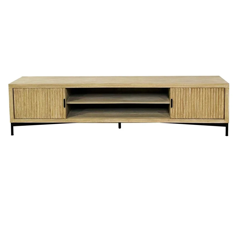 Sustainable Wooden Media Cabinet