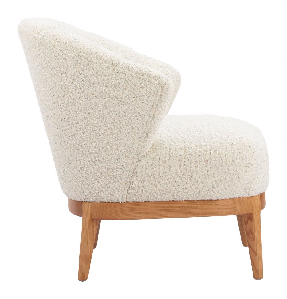 Textured Fabric Accent Chair
