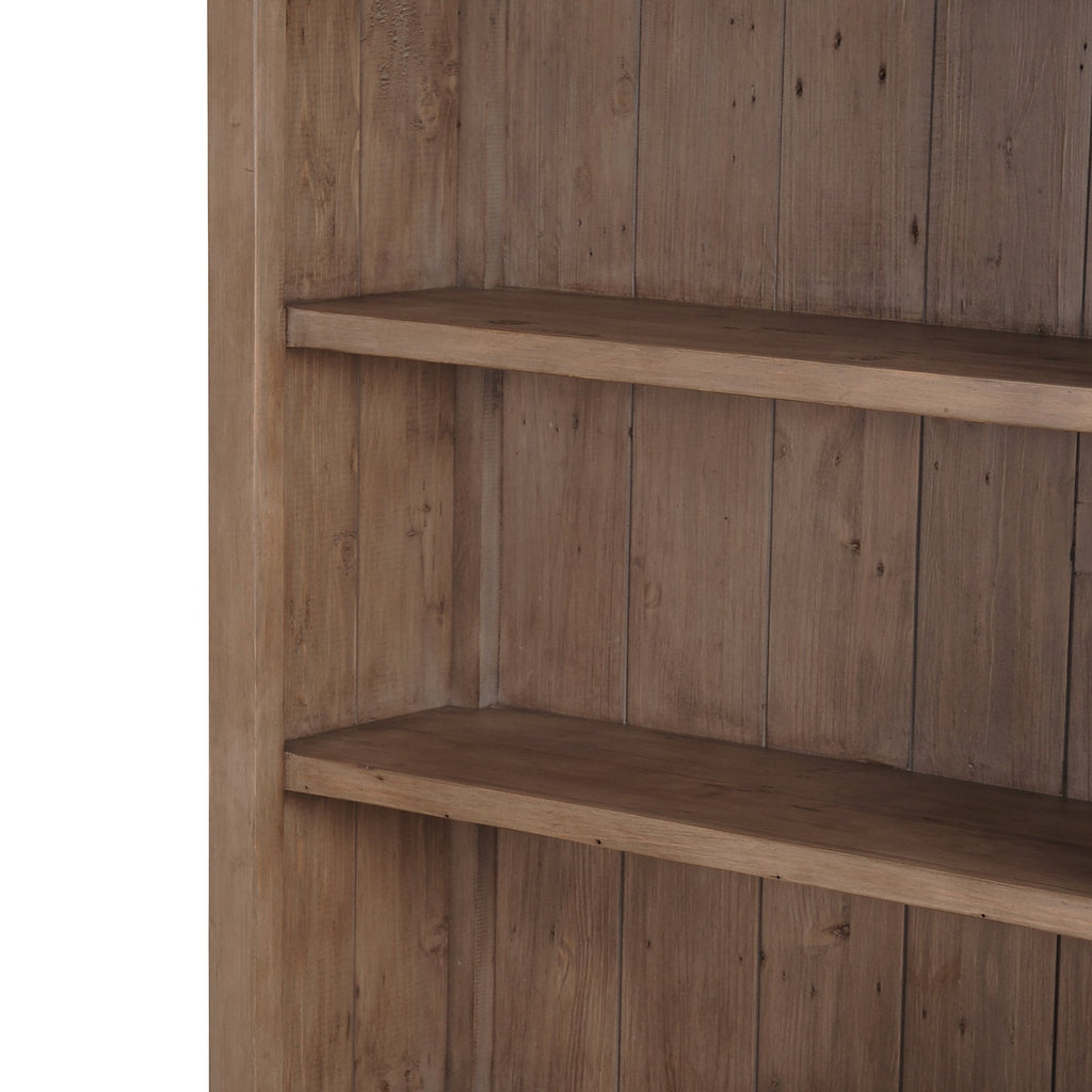 Five Shelves Wood Bookcase