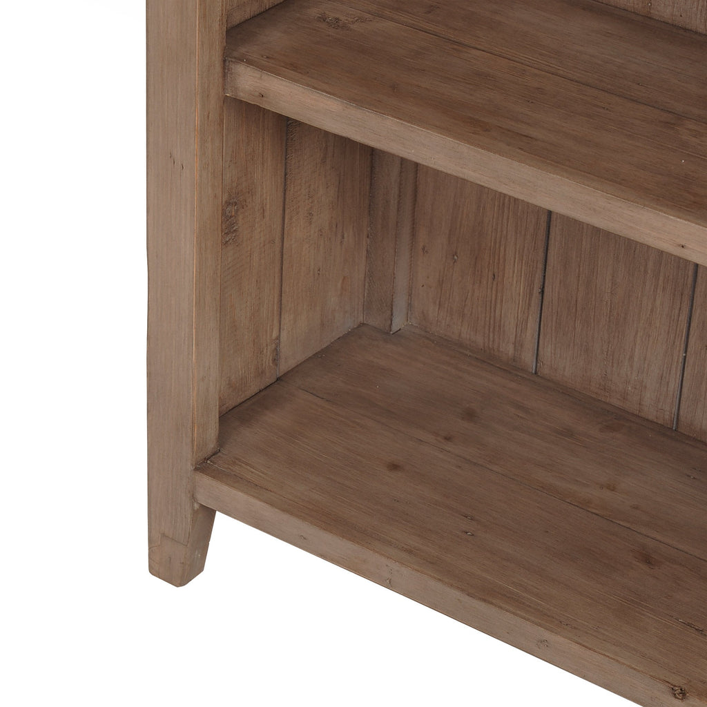 Five Shelves Wood Bookcase