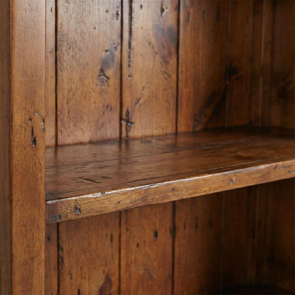 Five Shelves Wood Bookcase