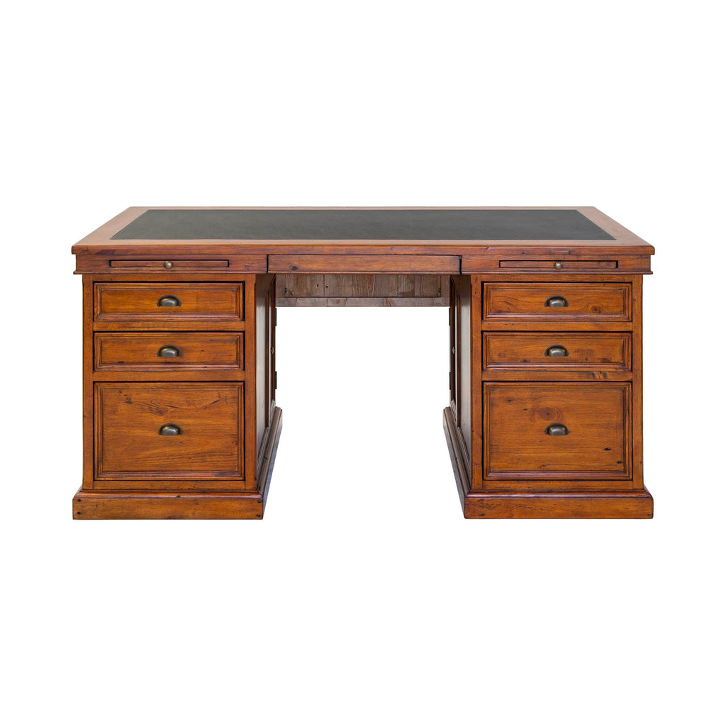 Solid Wooden Double Desk