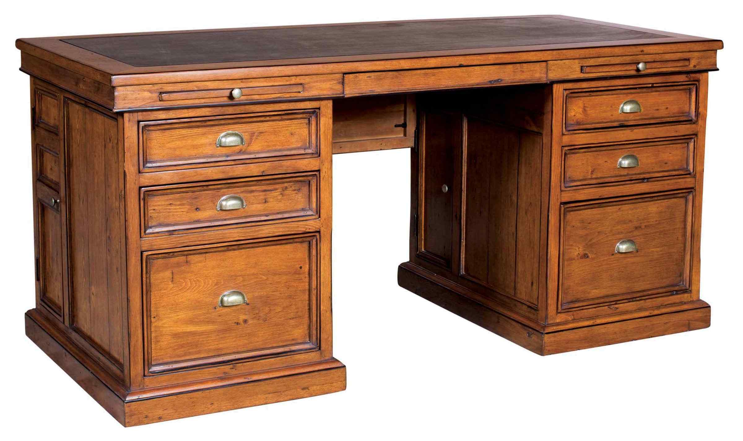 Solid Wooden Double Desk