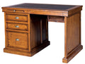 Three Drawers Wooden Single Desk