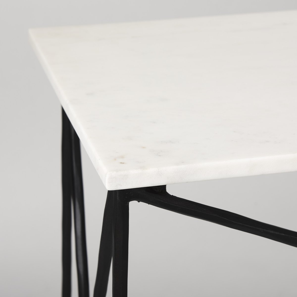 Marble Top Rectangular Console Table