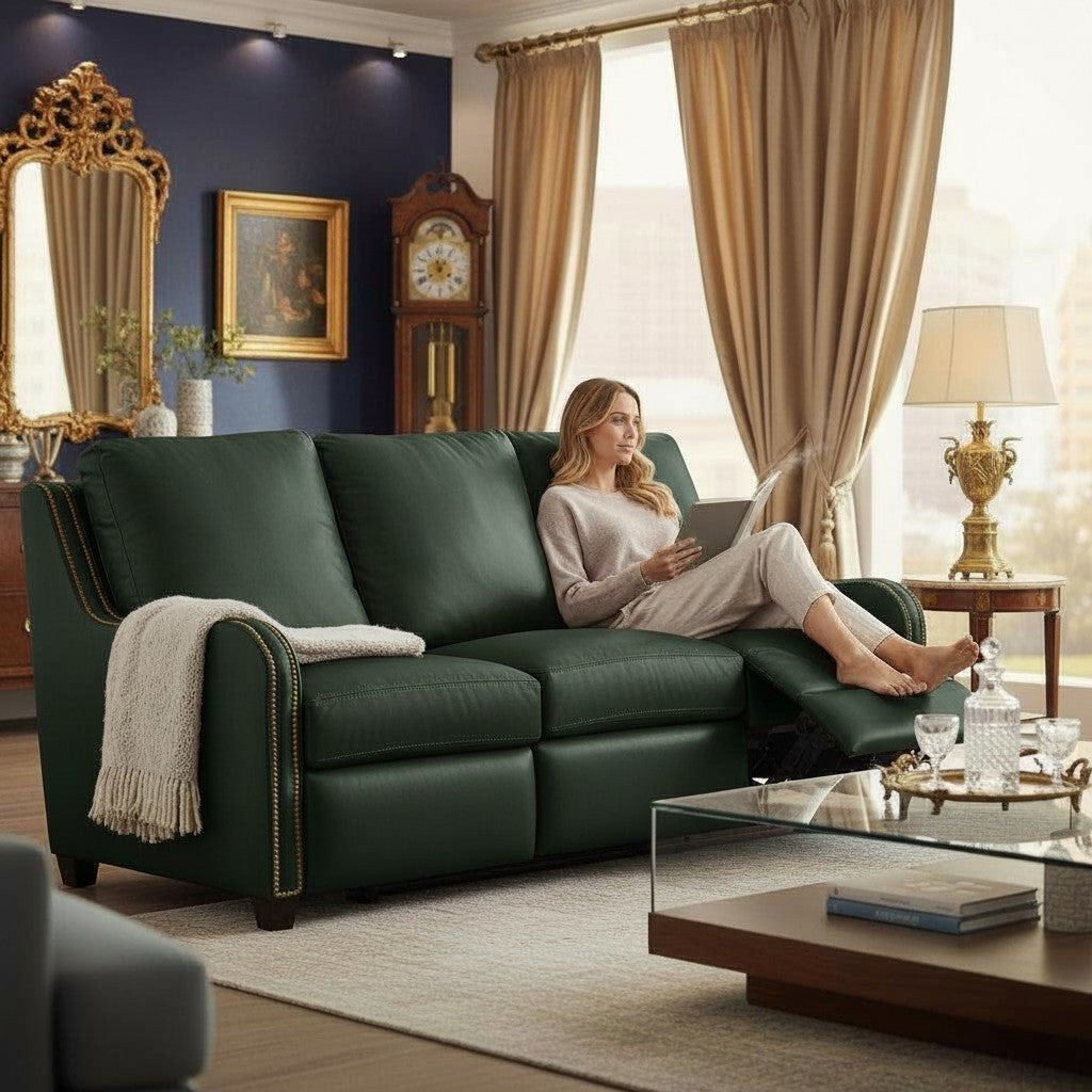 Luxury Power Motion Leather Sofa