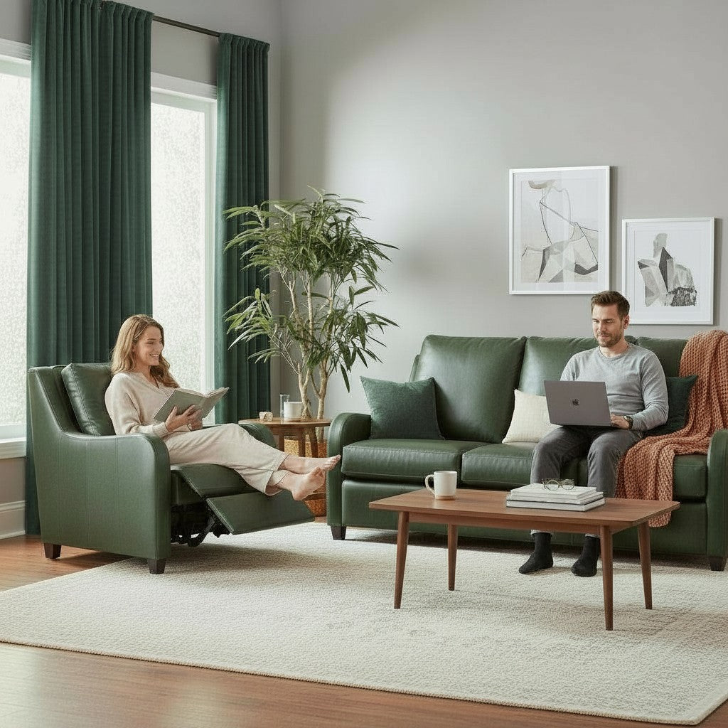Luxury Power Motion Leather Sofa