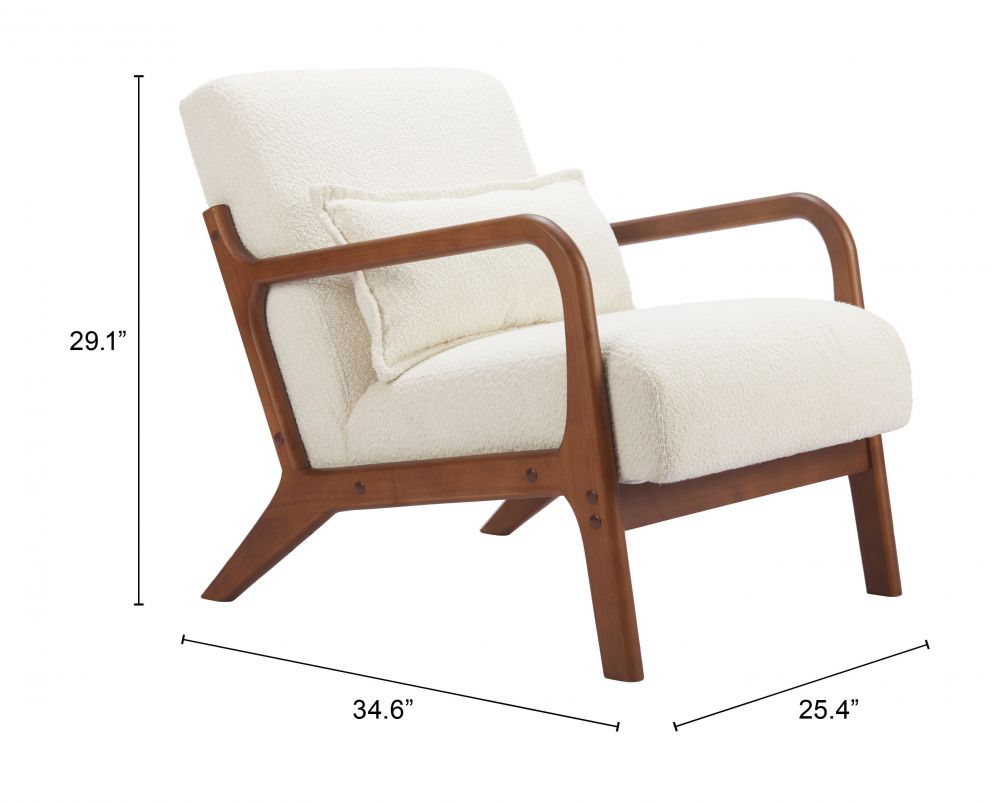 Textured Fabric Accent Chair