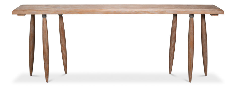 Natural Wooden Console Table