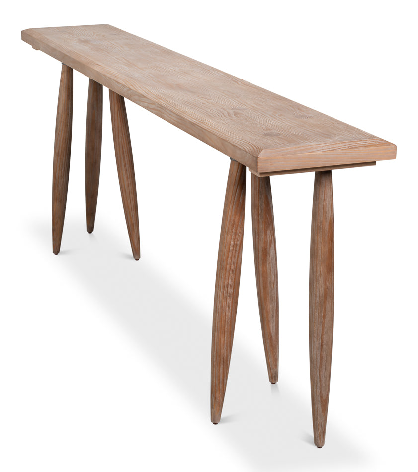 Natural Wooden Console Table
