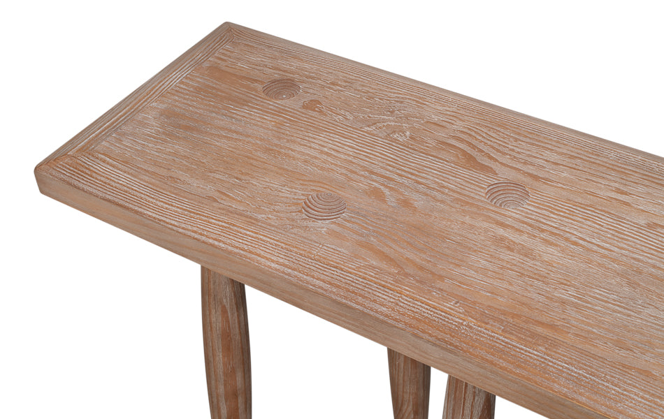 Natural Wooden Console Table