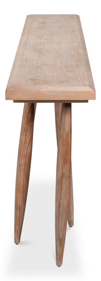 Natural Wooden Console Table