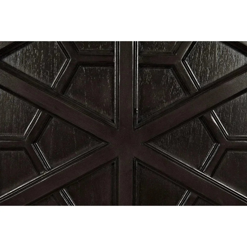Carved Mahogany Hutch