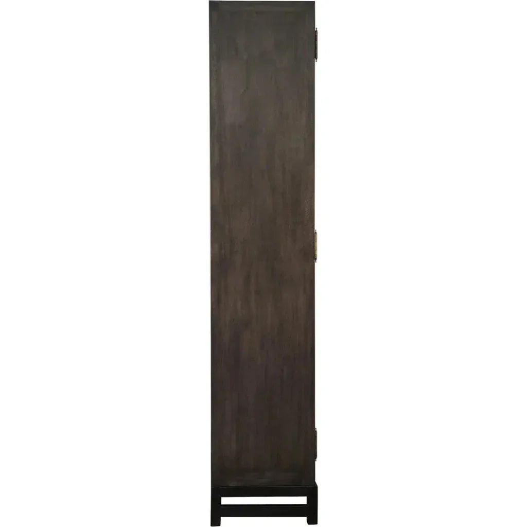 Carved Mahogany Hutch