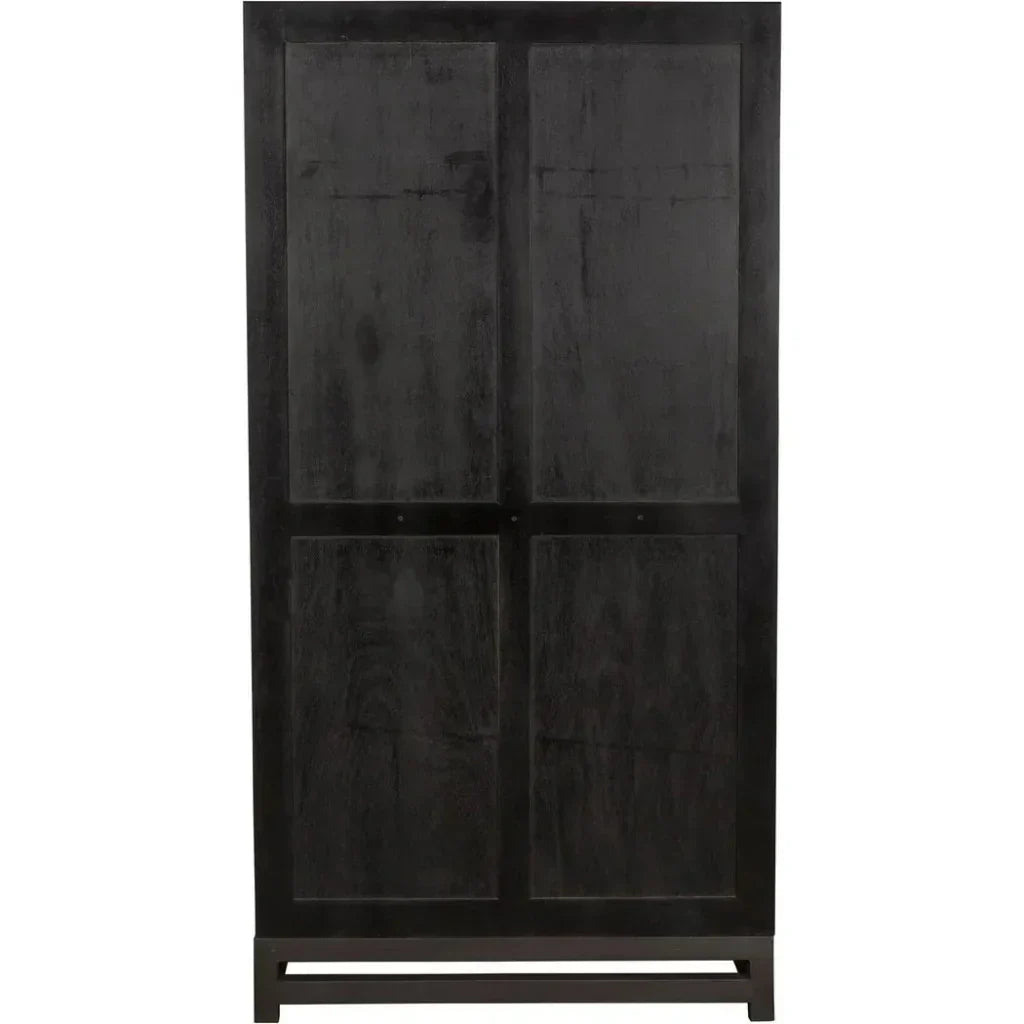 Carved Mahogany Hutch
